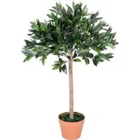 3ft Olive Tree Artificial Plant in Pot - Multi