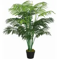 4ft Tropical Palm Tree Artificial Plant - Multi