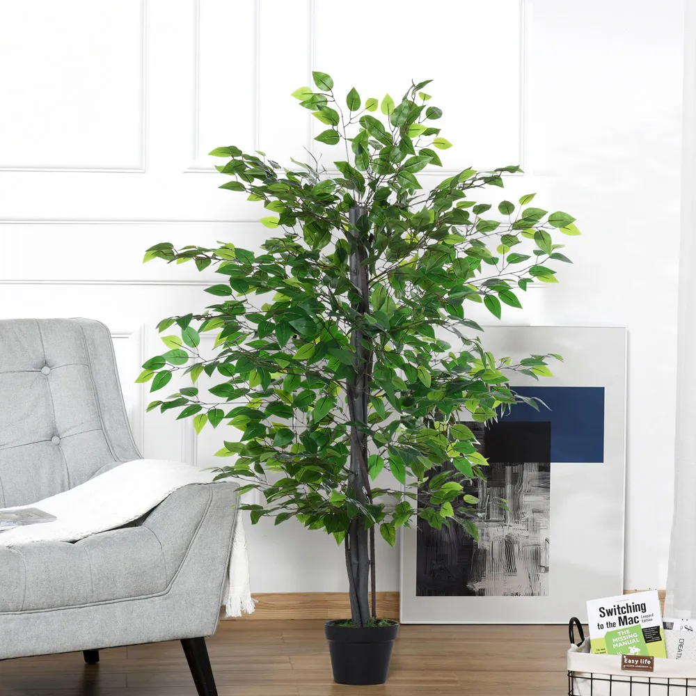 Banyan Tree Artificial Plant In Pot 4.7ft - Multi