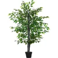 Banyan Tree Artificial Plant In Pot 4.7ft - Multi