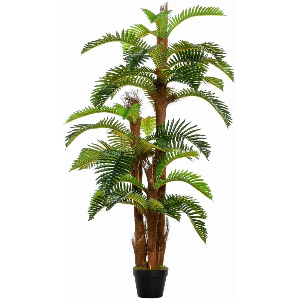 Fern Tree Artificial Plant In Pot 5ft - Multi