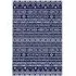 Geometric Reversible Outdoor Rug 1.8 x 2.7m - Blue, Polypropylene