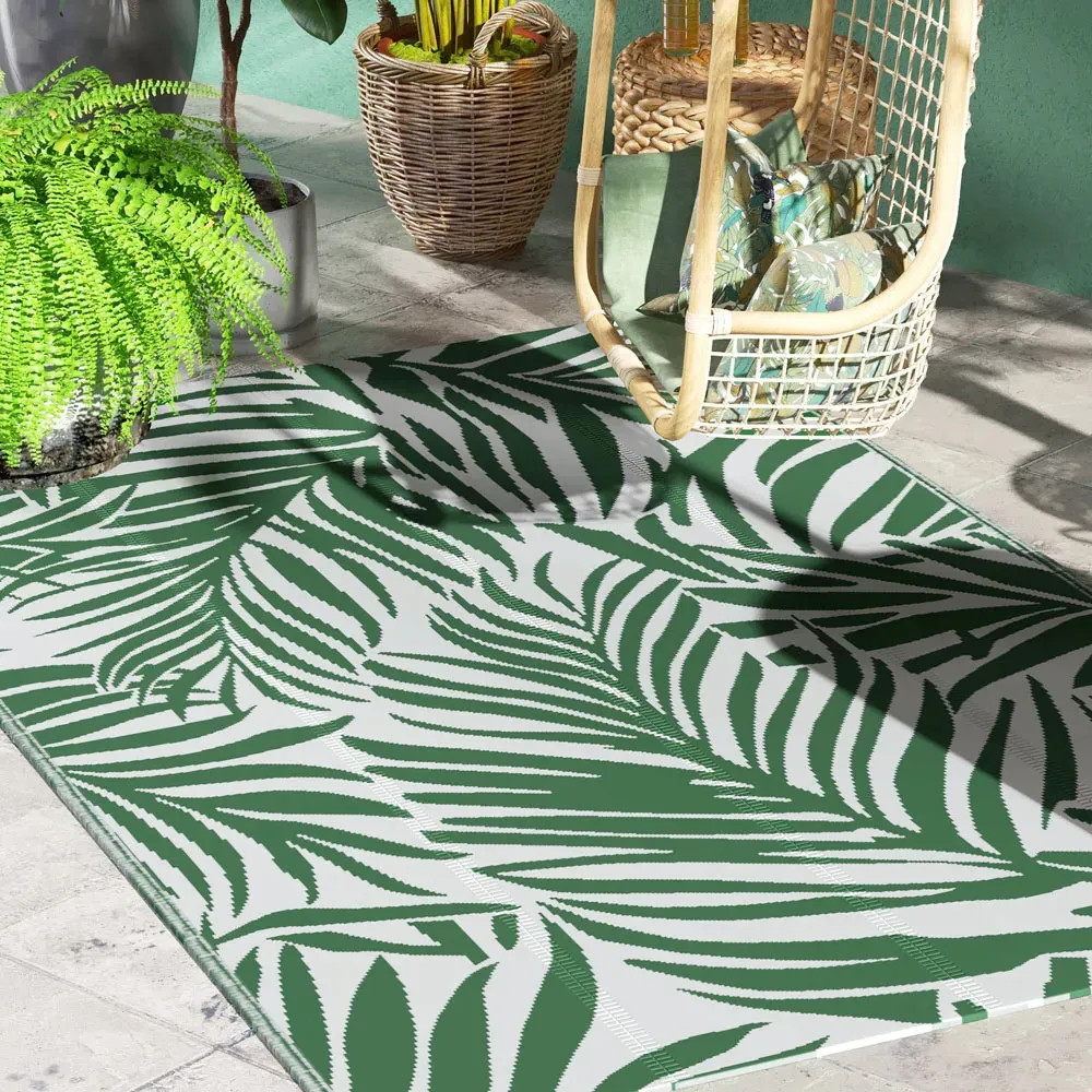 Patio Floor Mat Outdoor Rug - Green