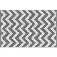 Patio Floor Mat Outdoor Rug - Grey