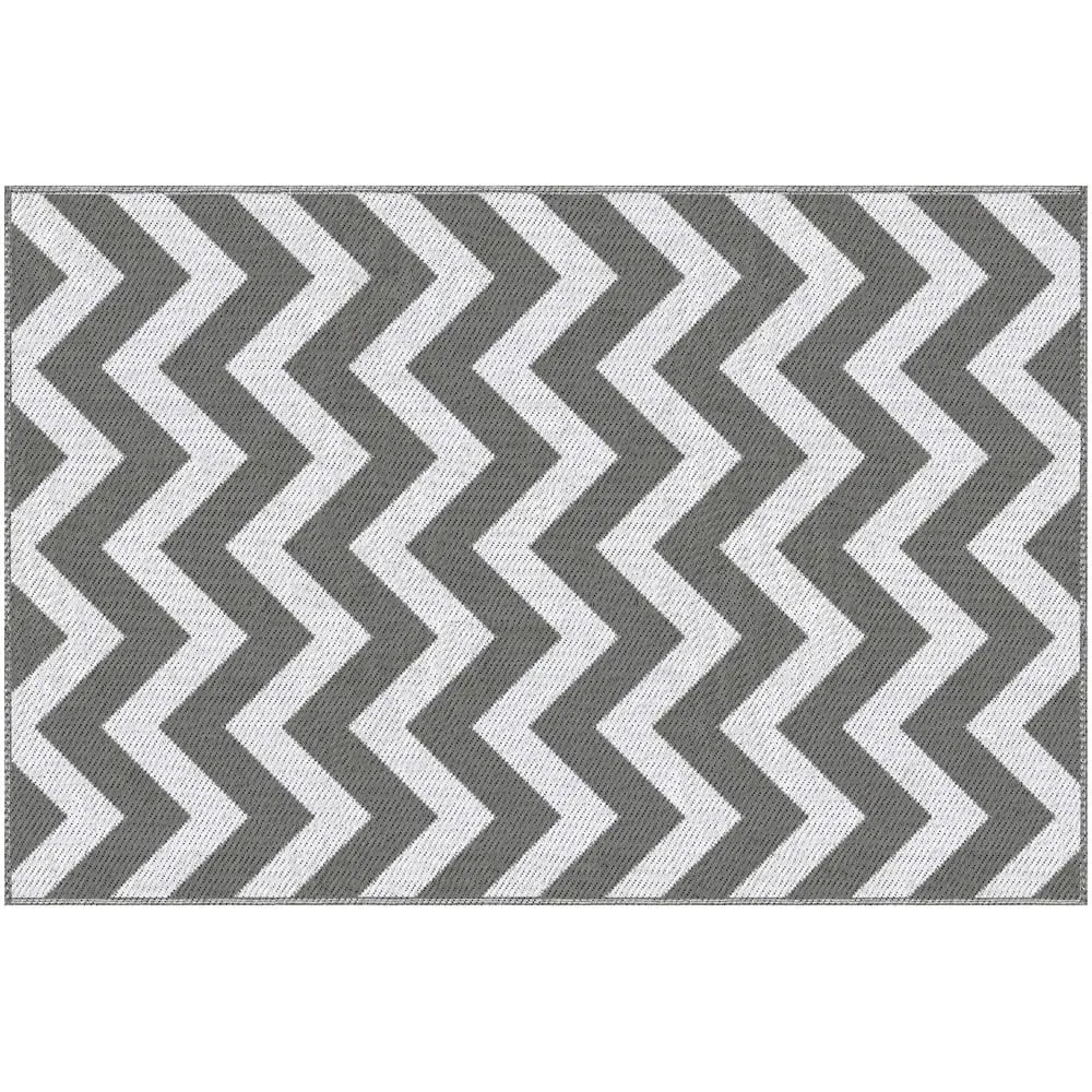 Patio Floor Mat Outdoor Rug - Grey image