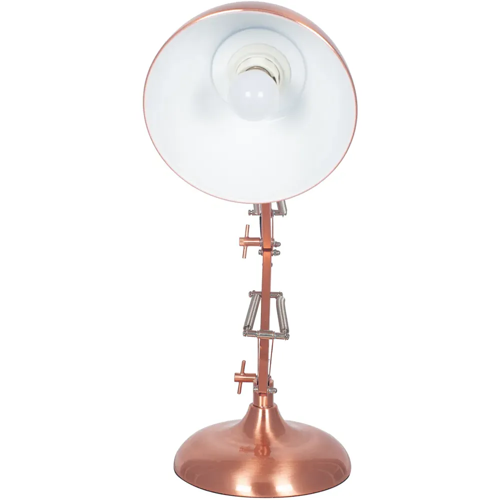Alonzo Angled Table Lamp - Gold, Metal
