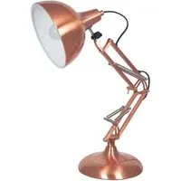 Alonzo Angled Table Lamp - Gold, Metal