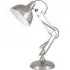 Alonzo Angled Table Lamp - Silver, Metal