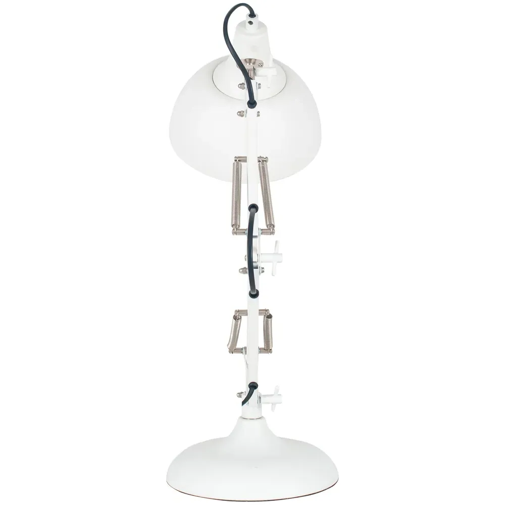 Alonzo Angled Table Lamp - White