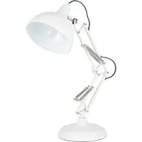 Alonzo Angled Table Lamp - White