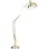 Alonzo Floor Lamp with Adjustable Arm - Brass, Metal