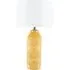 Bethan Embossed Ceramic Table Lamp - Mustard