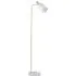 Biba Floor Lamp with Moveable Head - White, Marble