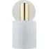 Biba Wall Light with Moveable Shade - White, Gold Metal