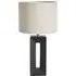 Block Tall Table Lamp - Black, Ceramic