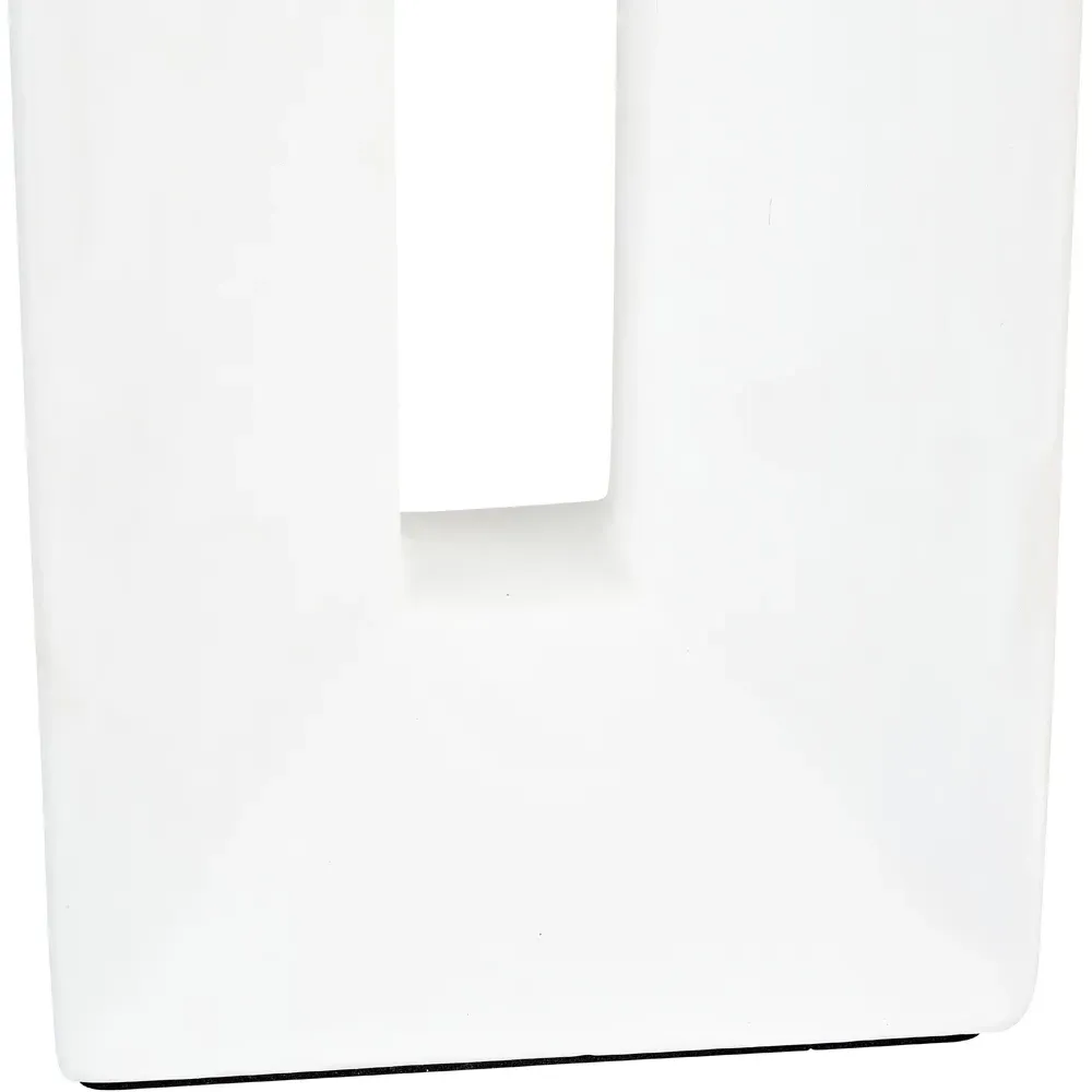 Block Tall Table Lamp - White, Ceramic