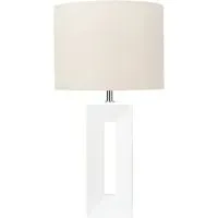 Block Tall Table Lamp - White, Ceramic