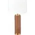 Carrara Tall Table Lamp - Brown, Ceramic