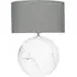 Crestola Disc Table Lamp - White, Ceramic