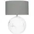 Crestola Large Disc Table Lamp - White, Ceramic