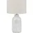 Flora Floral Ceramic Table Lamp - White