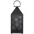 Folkstone Punched Lantern Table Lamp - Black, Metal