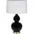 Gatsby Table Lamp - Black, Ceramic