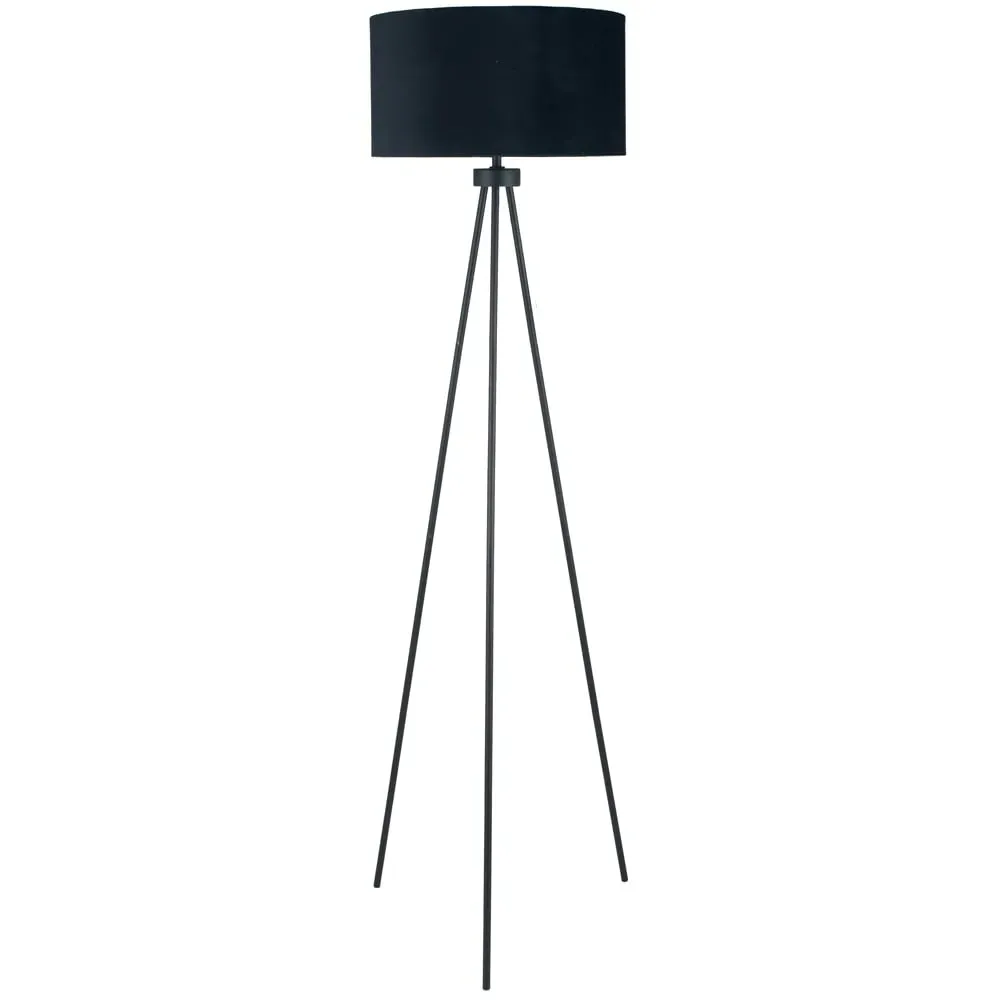 Houston Tripod Floor Lamp - Black, Metal image
