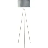 Houston Tripod Floor Lamp - Silver, Metal