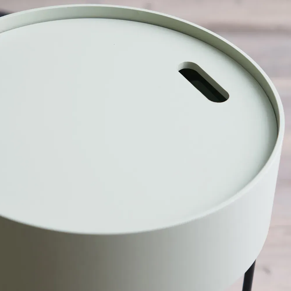 Hugo Storage Table - Sage Green, Wood Veneer