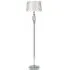 Jenna Twist Floor Lamp - Silver, Metal