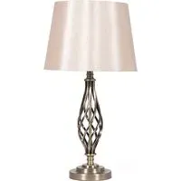 Jenna Twist Table Lamp - Gold, Metal