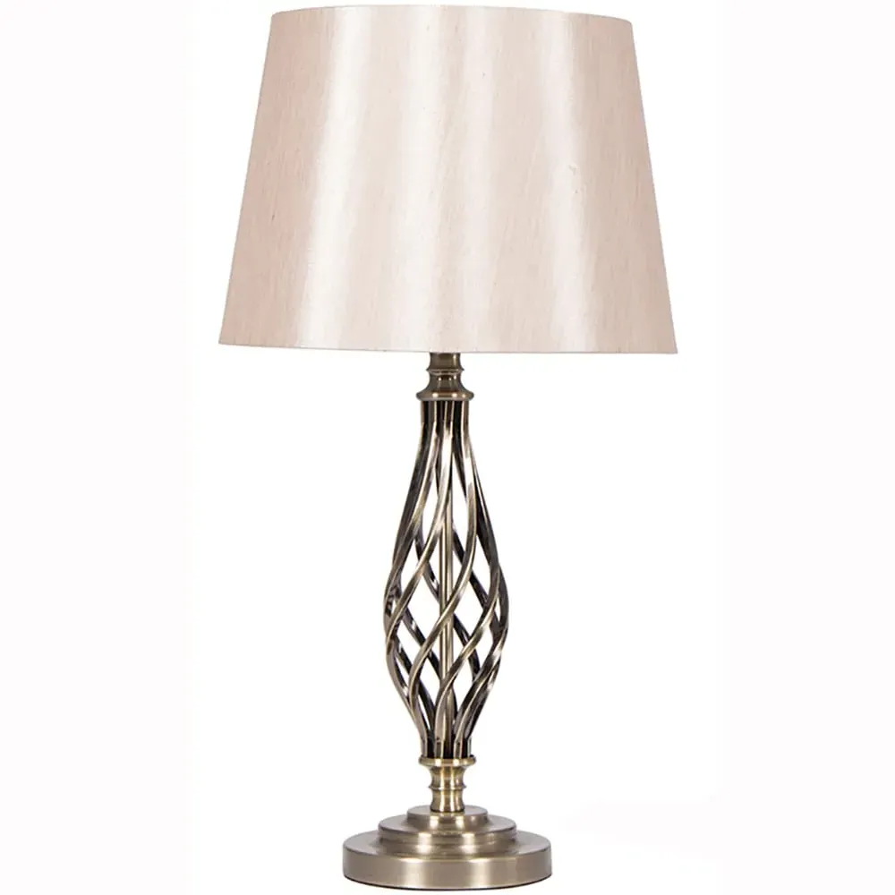 Jenna Twist Table Lamp - Gold, Metal image