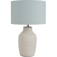 Kai Tall Table Lamp - Duck Egg, Ceramic