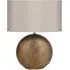 Mabel Dot Textured Ceramic Table Lamp - Bronze