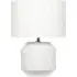 Meribel Table Lamp - White, Ceramic