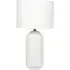 Meribel Tall Table Lamp - White, Ceramic