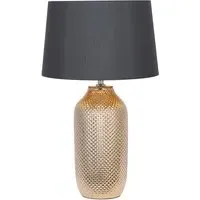 Nova Textured Ceramic Table Lamp - Gold