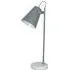 Theia Table Lamp - Grey, Satin Nickel