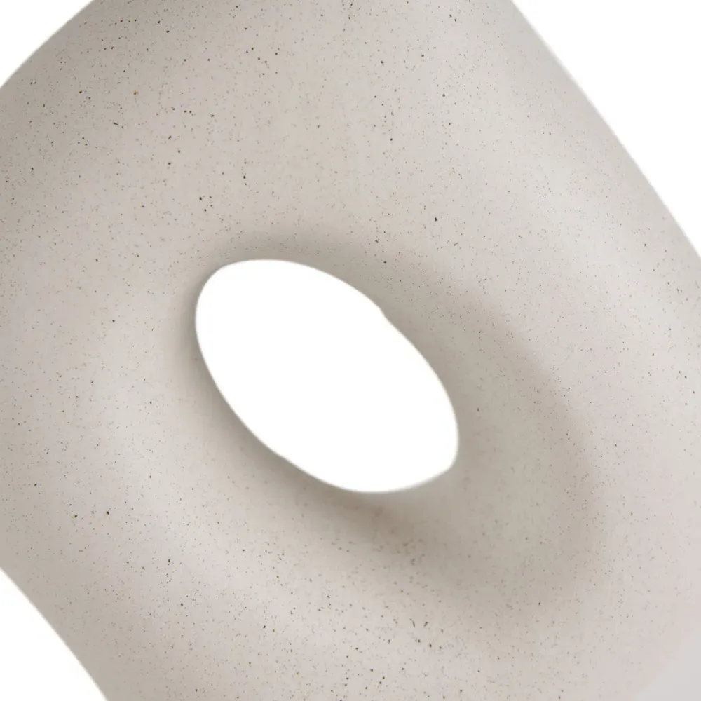 Ulla Organic Ceramic Table Lamp - Cream