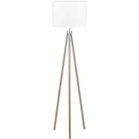 Vali Tripod Floor Lamp - Grey, Metal