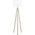Vali Tripod Floor Lamp - Grey, Metal