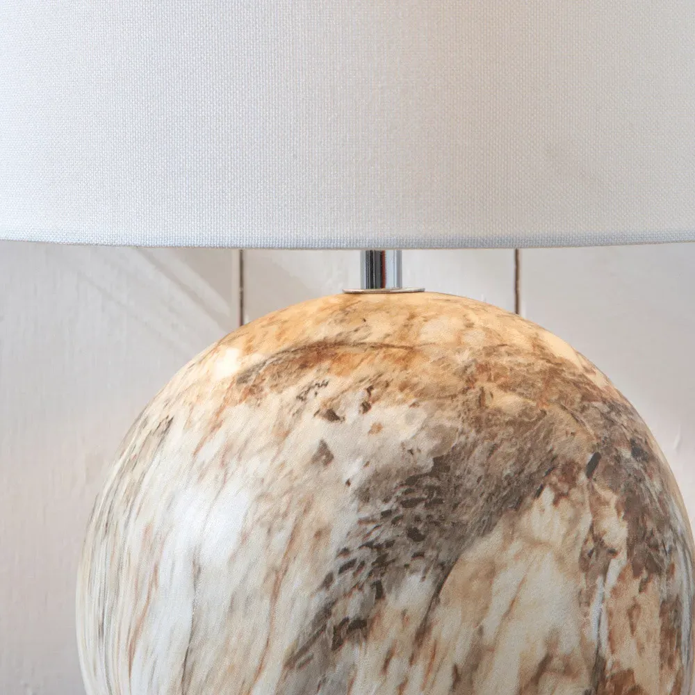 Viejo Table Lamp - Brown, Ceramic