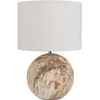 Viejo Table Lamp - Brown, Ceramic