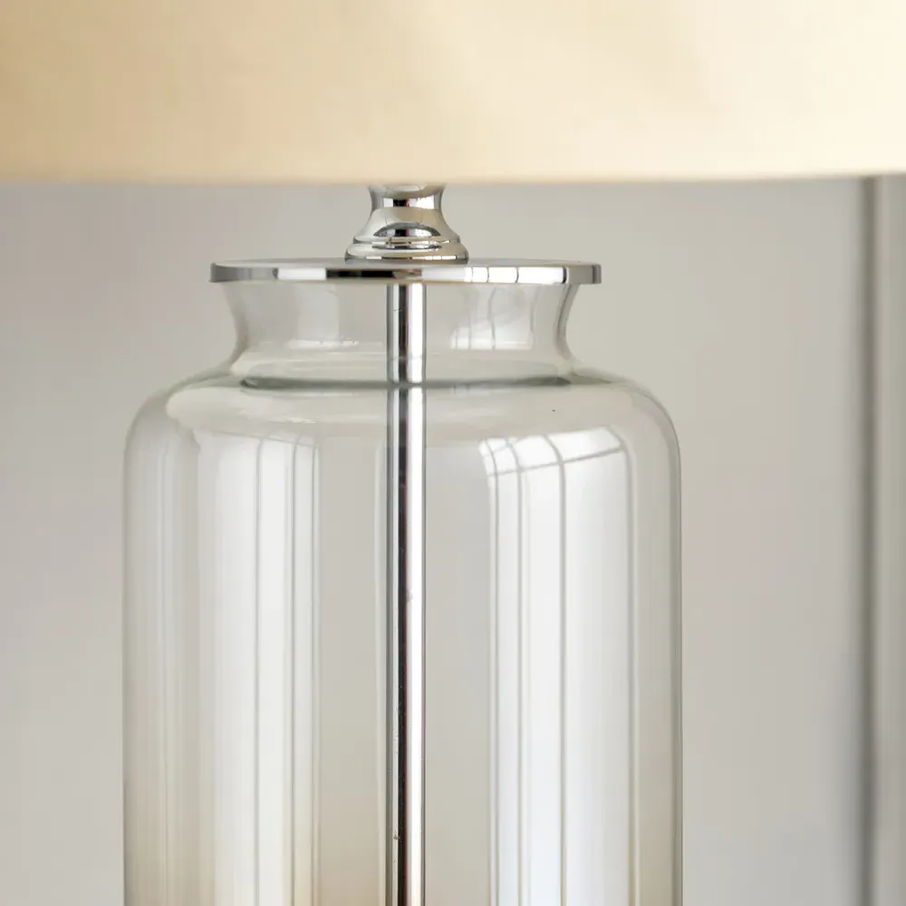 Vivienne Ombre Glass Table Lamp - Brown