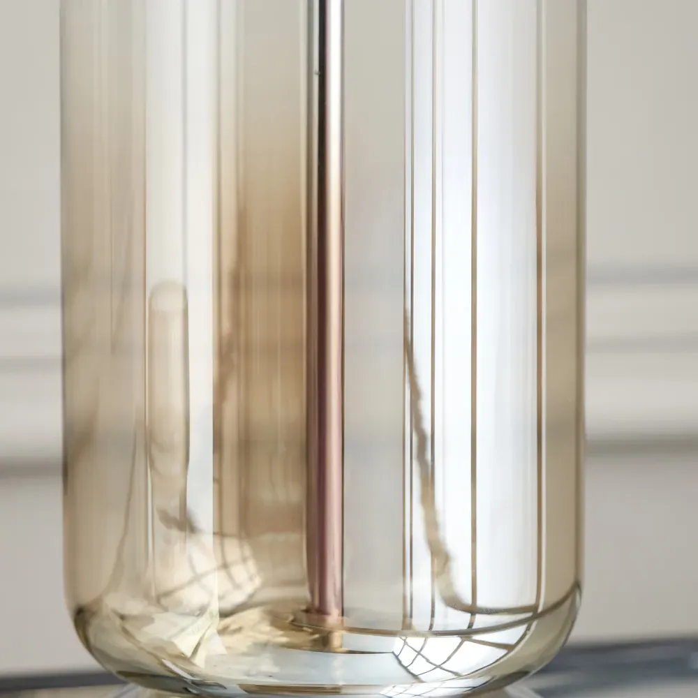 Vivienne Ombre Glass Table Lamp - Brown