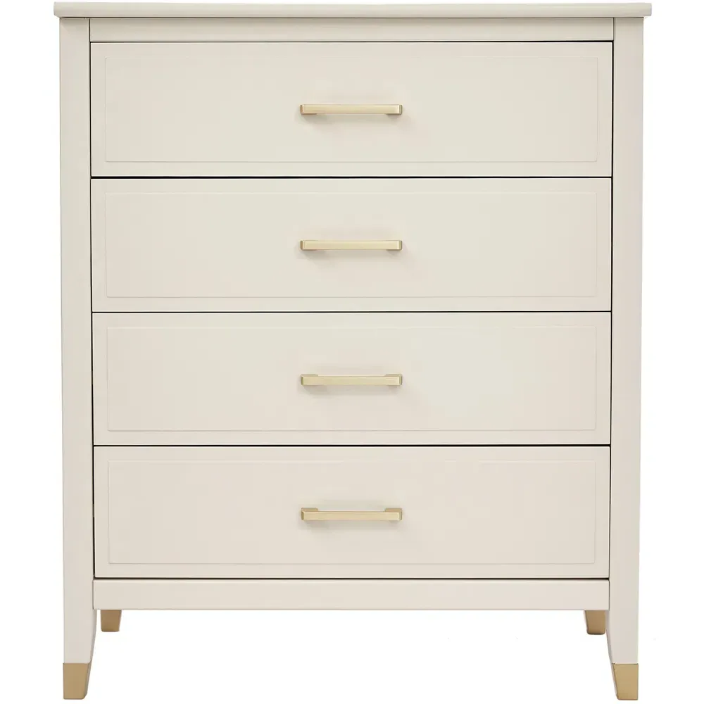4 Drawer Chest of Drawers - White