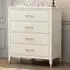 4 Drawer Chest of Drawers - White