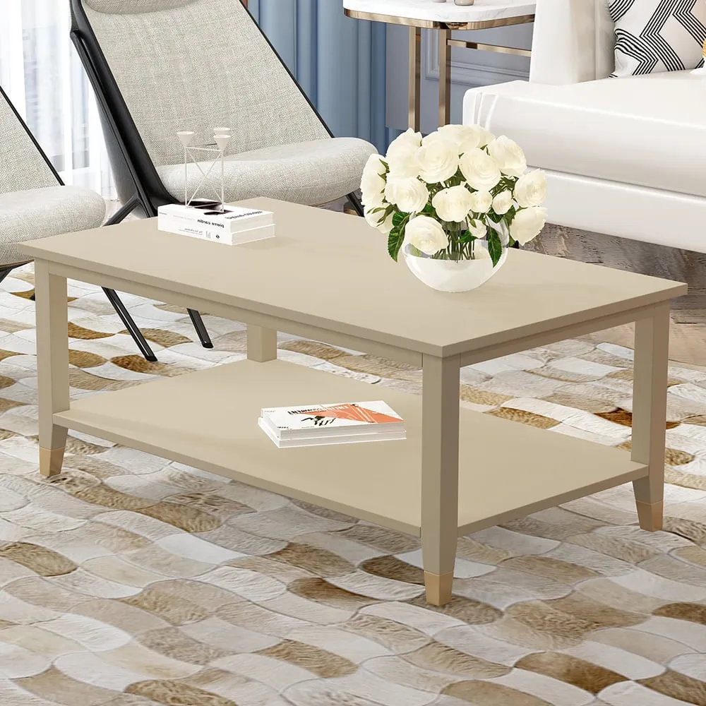 Coffee Table with Storage - Clay, MDF image