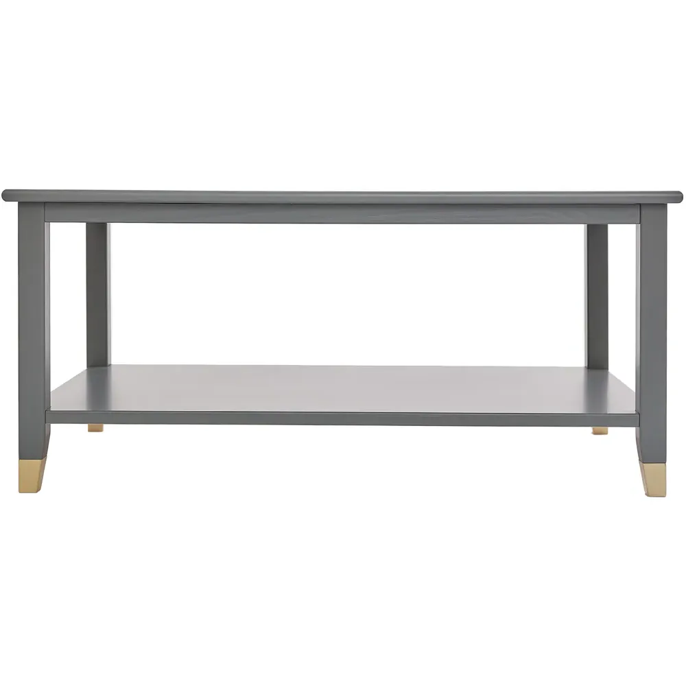 Grey Coffee Table with Storage - Grey, MDF